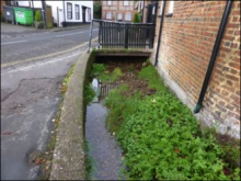 The River Chess at Queens Head, Chesham